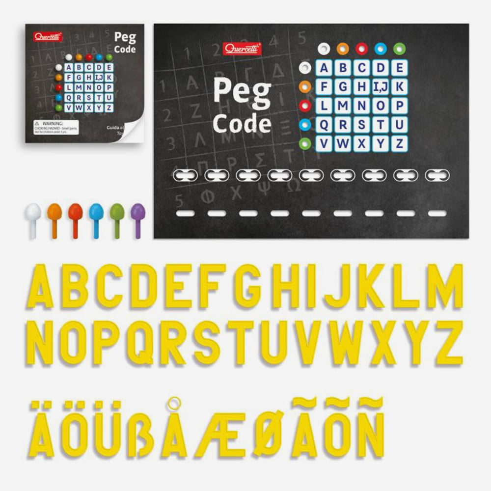 Joc codare Quercetti Peg Code 5-10 Ani - imagine 3