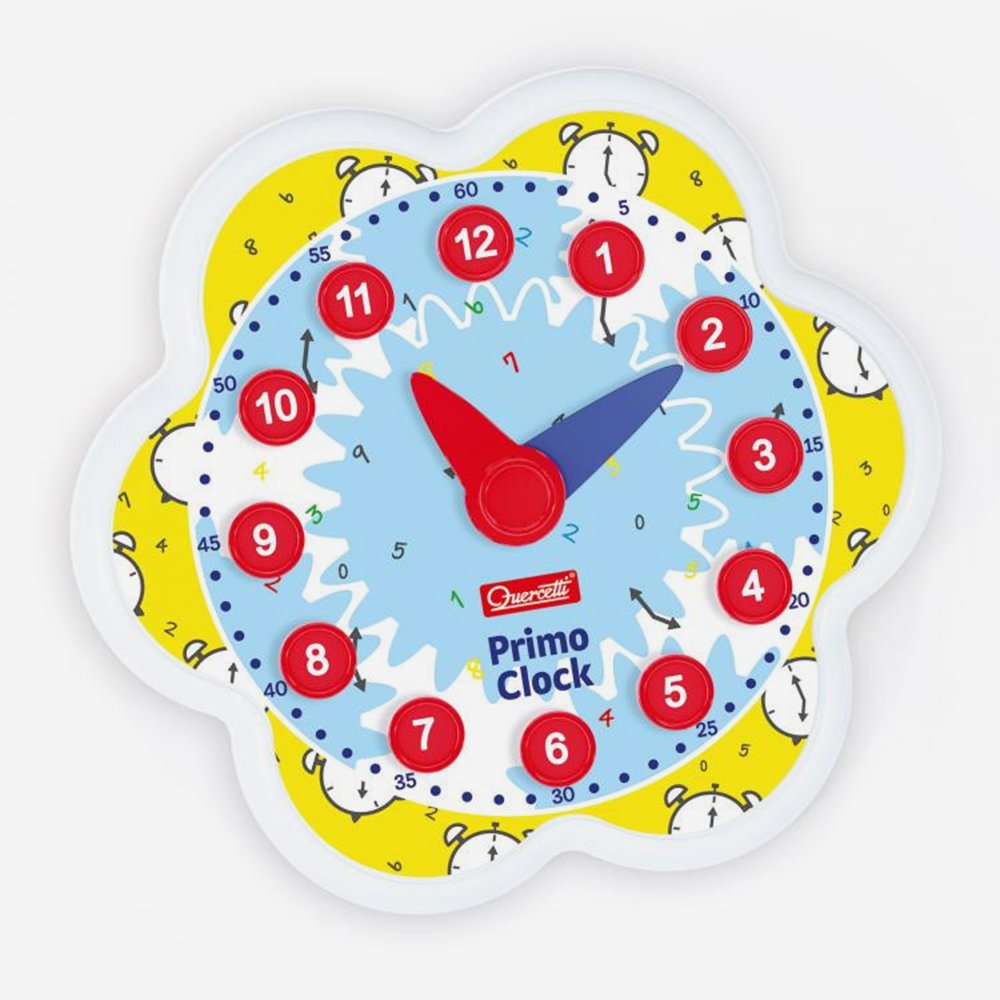 Joc educativ Montessori Quercetti Primo Clock 4-8 Ani - imagine 2