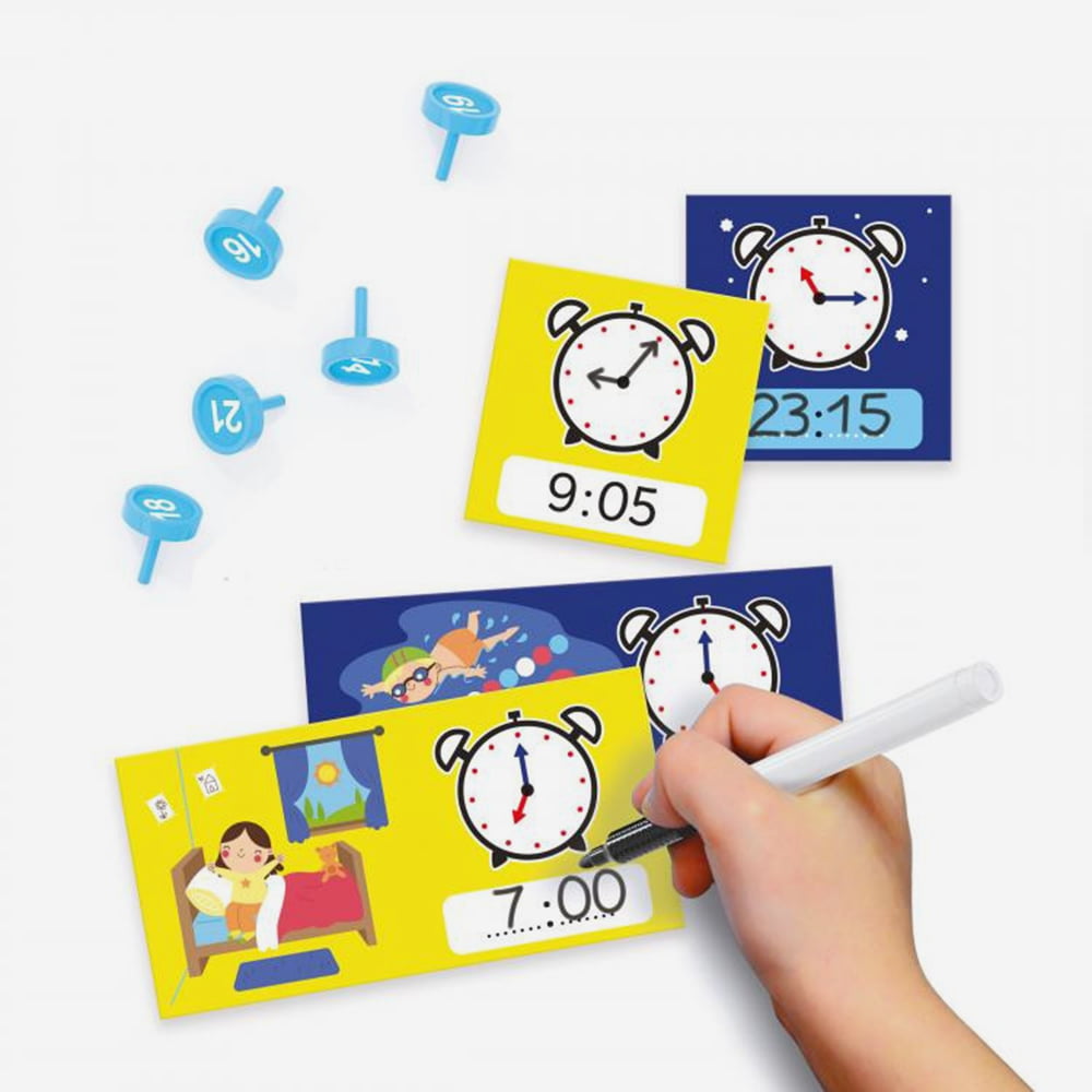 Joc educativ Montessori Quercetti Primo Clock 4-8 Ani - imagine 3