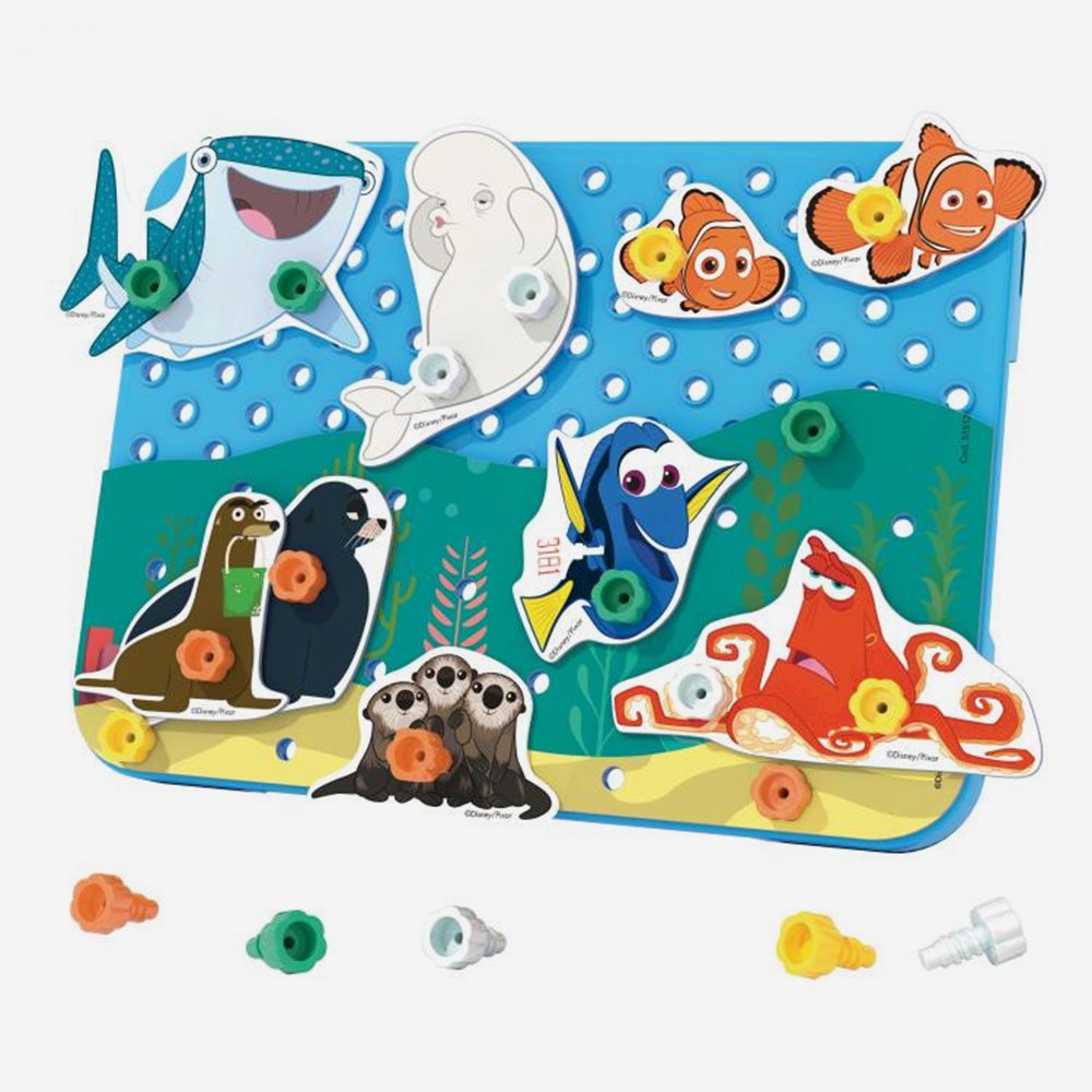 Joc Quercetti Tecno Puzzle Finding Dory 3-5 Ani - imagine 3