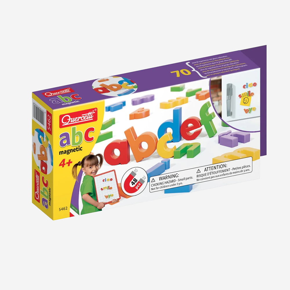 Set Quercetti 48 Litere Magnetice Mici