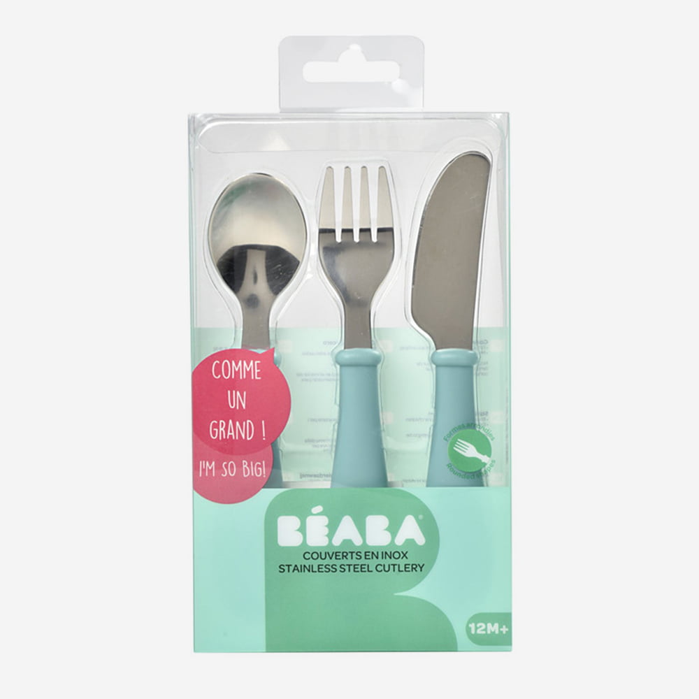 Set Tacamuri Otel Inoxidabil Beaba Airy Green