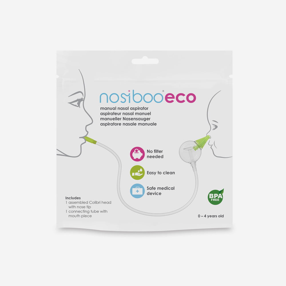 Aspirator nazal manual Nosiboo Eco verde - imagine 4