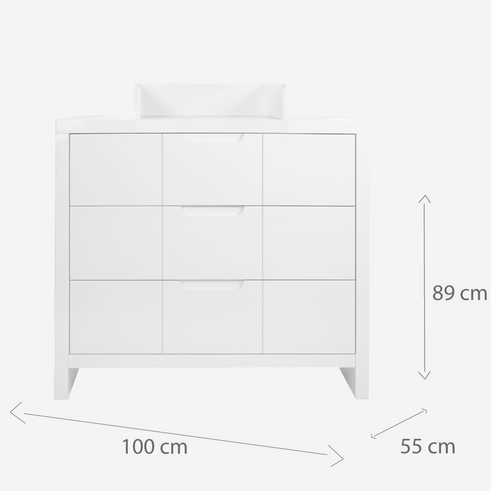 Comoda Childhome Quadro cu masa de infasat - imagine 2