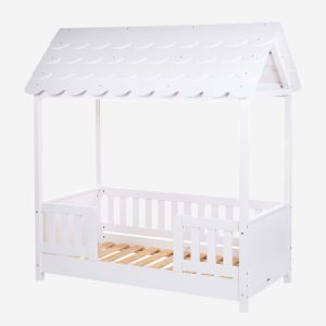 Pat Casuta Childhome 70x140 cm Lemn Alb