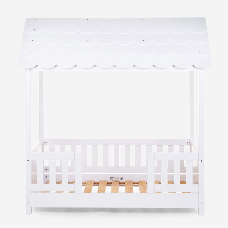 Pat Casuta Childhome 70x140 cm Lemn Alb - imagine 3