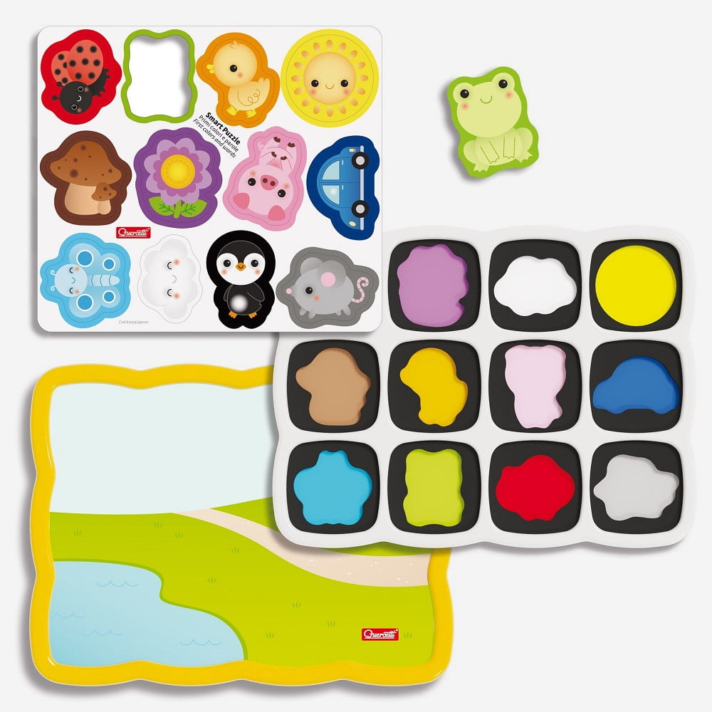 Joc Quercetti Smart Puzzle Culori si Cuvinte 1-4 Ani - imagine 2