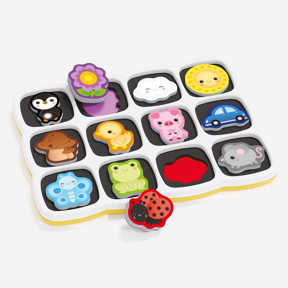 Joc Quercetti Smart Puzzle Culori si Cuvinte 1-4 Ani - imagine 3