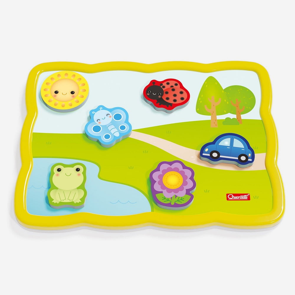 Joc Quercetti Smart Puzzle Culori si Cuvinte 1-4 Ani - imagine 5