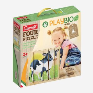 Four Puzzle Animale Ferma Bio