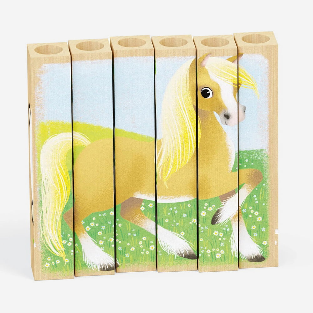 Four Puzzle Animale Ferma Bio +2 Ani - imagine 5