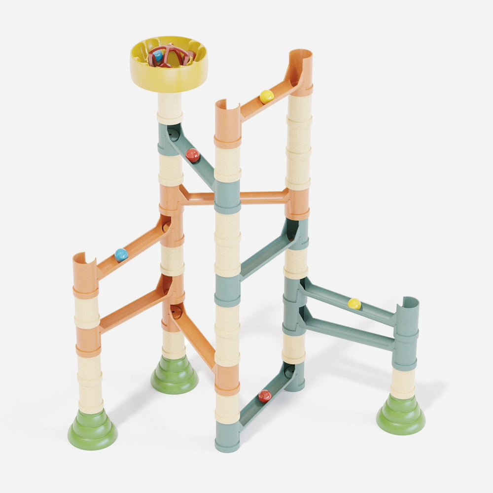 Quercetti Migoga Marble Run Bio 4-10 Ani - imagine 2
