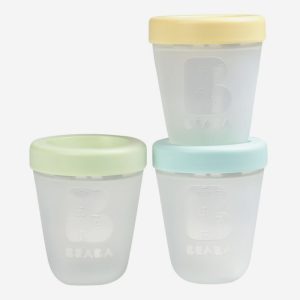 Set 3 Recipiente Beaba Din Silicon 200ml
