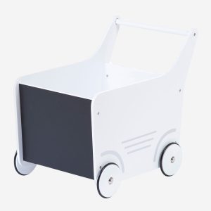 Carucior cu spatiu depozitare si tabla de scris Childhome
