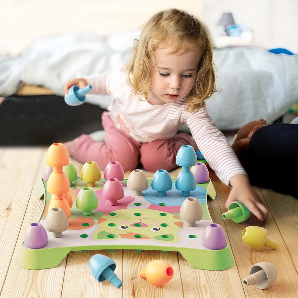 Joc pentru copii Quercetti Jumbo Peggy Eco+ Primul Mozaic - imagine 2