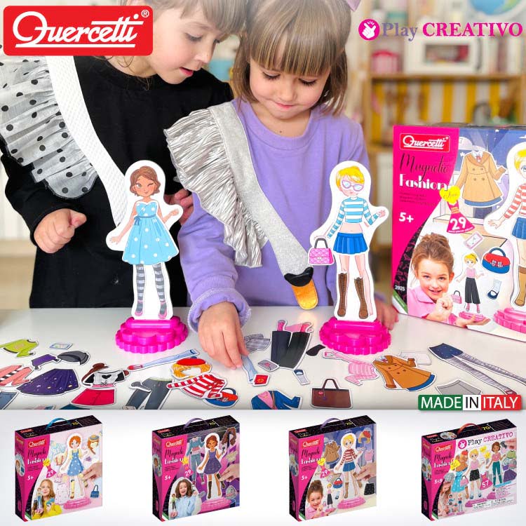 Joc pentru copii Quercetti Magnetic Fashion Maggie - imagine 5