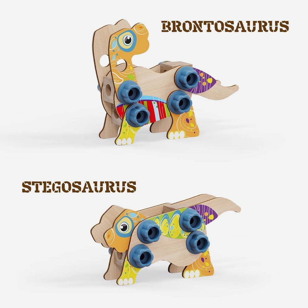 Joc pentru copii Set constructie dinozauri