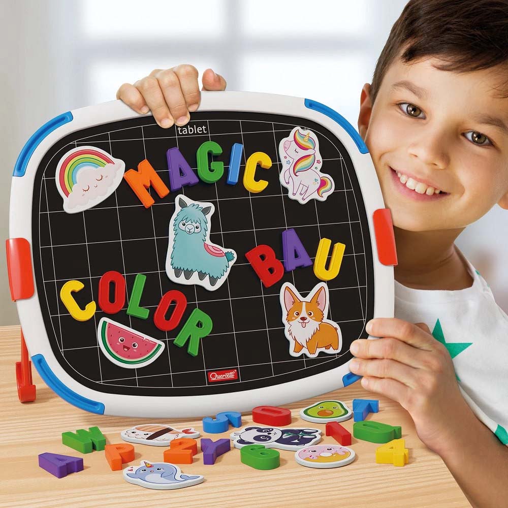 Joc pentru copii Quercetti Tableta Magnetica Litere Mari - imagine 6