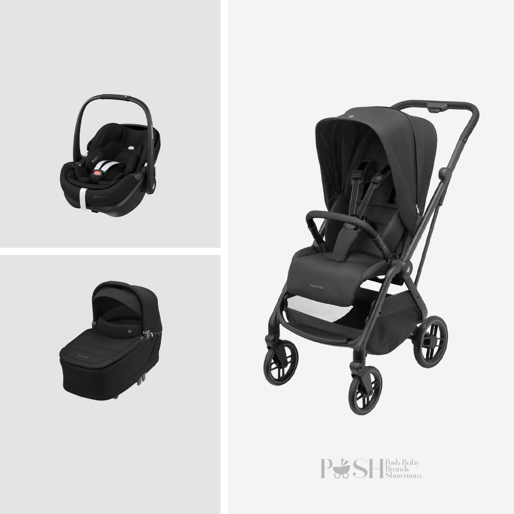 Carucior Maxi Cosi Leona2 3 in 1 Twillic Black