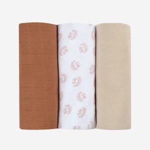 Set 3 Museline Beaba Bumbac Organic 70 x 70 cm