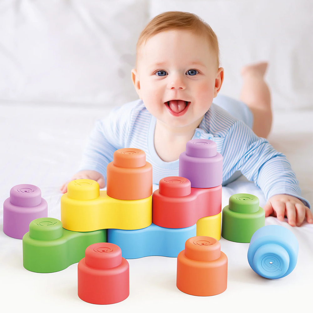 Set Constructie Momy Soft 12 Piese 6 Luni - 3 Ani - imagine 2