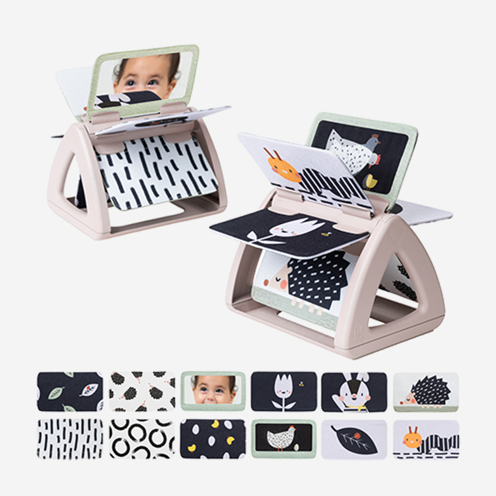 Carte Senzoriala Taf Toys Black And White +0 Luni - imagine 3