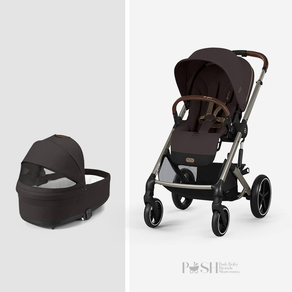 Carucior 2 in 1 Cybex Balios S Lux Chocolate Brown
