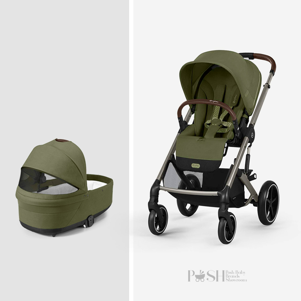 Carucior 2 in 1 Cybex Balios S Lux Moss Green