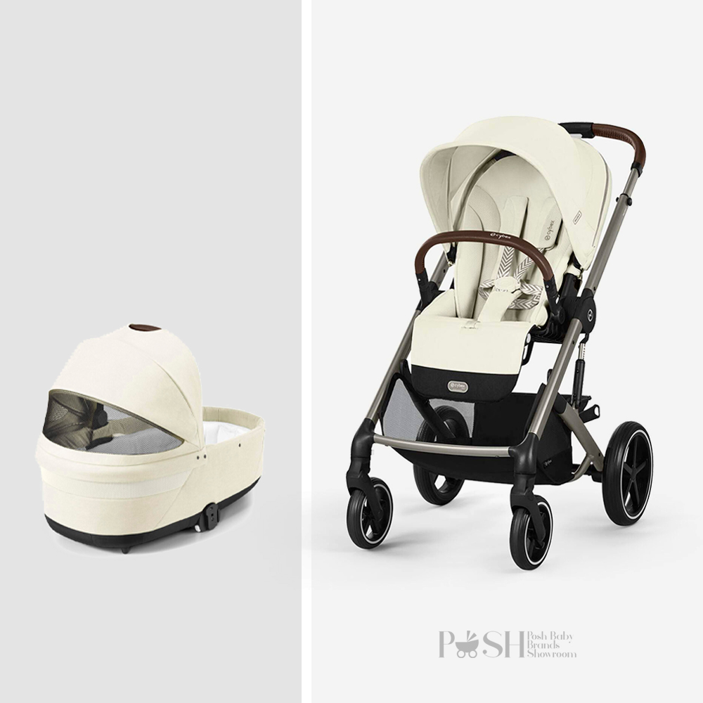 Carucior 2 in 1 Cybex Balios S Lux Seashell Beige
