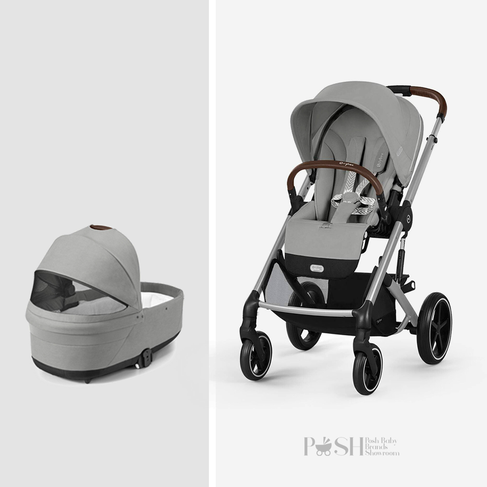 Carucior 2 in 1 Cybex Balios S Lux Stone Grey
