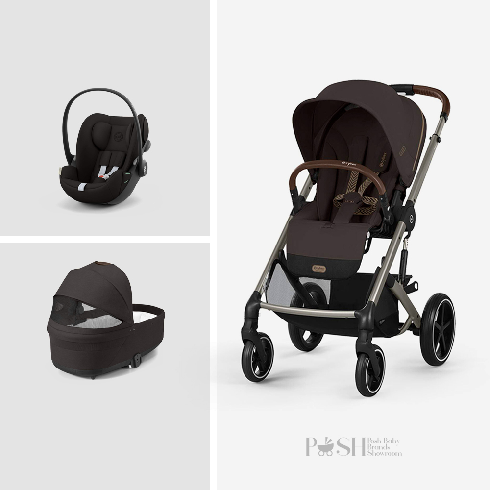 Carucior 3 in 1 Cybex Balios S Lux Chocolate Brown