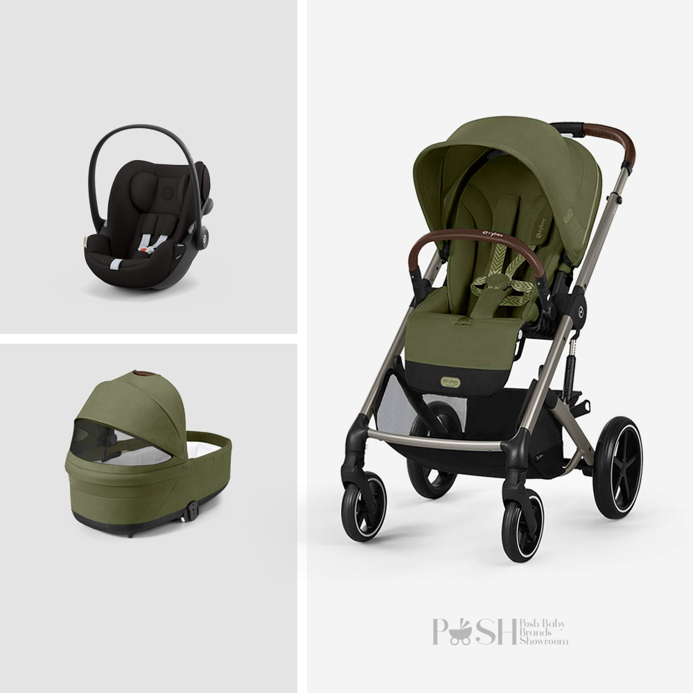 Carucior 3 in 1 Cybex Balios S Lux Moss Green