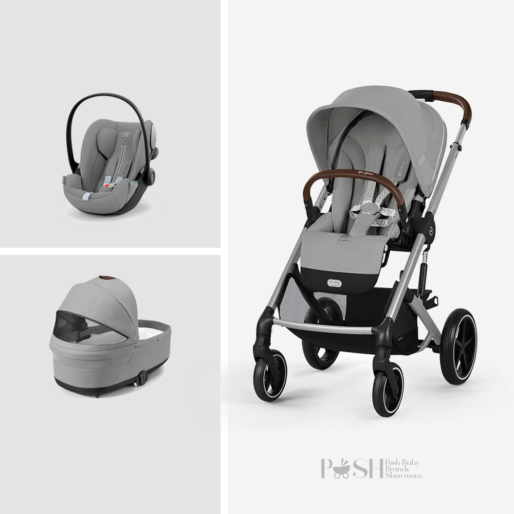 Carucior 3 in 1 Cybex Balios S Lux Stone Grey