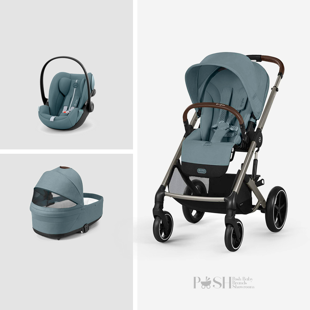 Carucior 3 in 1 Cybex Balios S Lux Stormy Blue