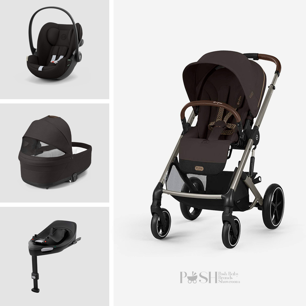 Carucior 4 in 1 Cybex Balios S Lux Chocolate Brown