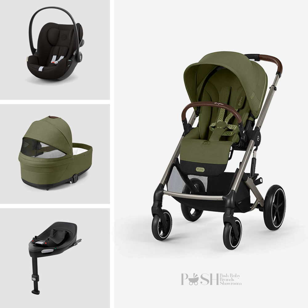 Carucior 4 in 1 Cybex Balios S Lux Moss Green