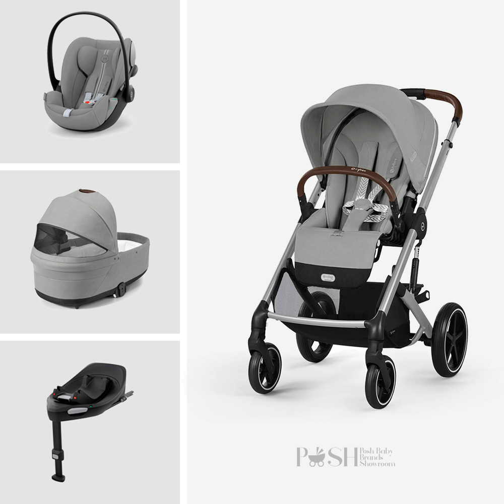 Carucior 4 in 1 Cybex Balios S Lux Stone Grey