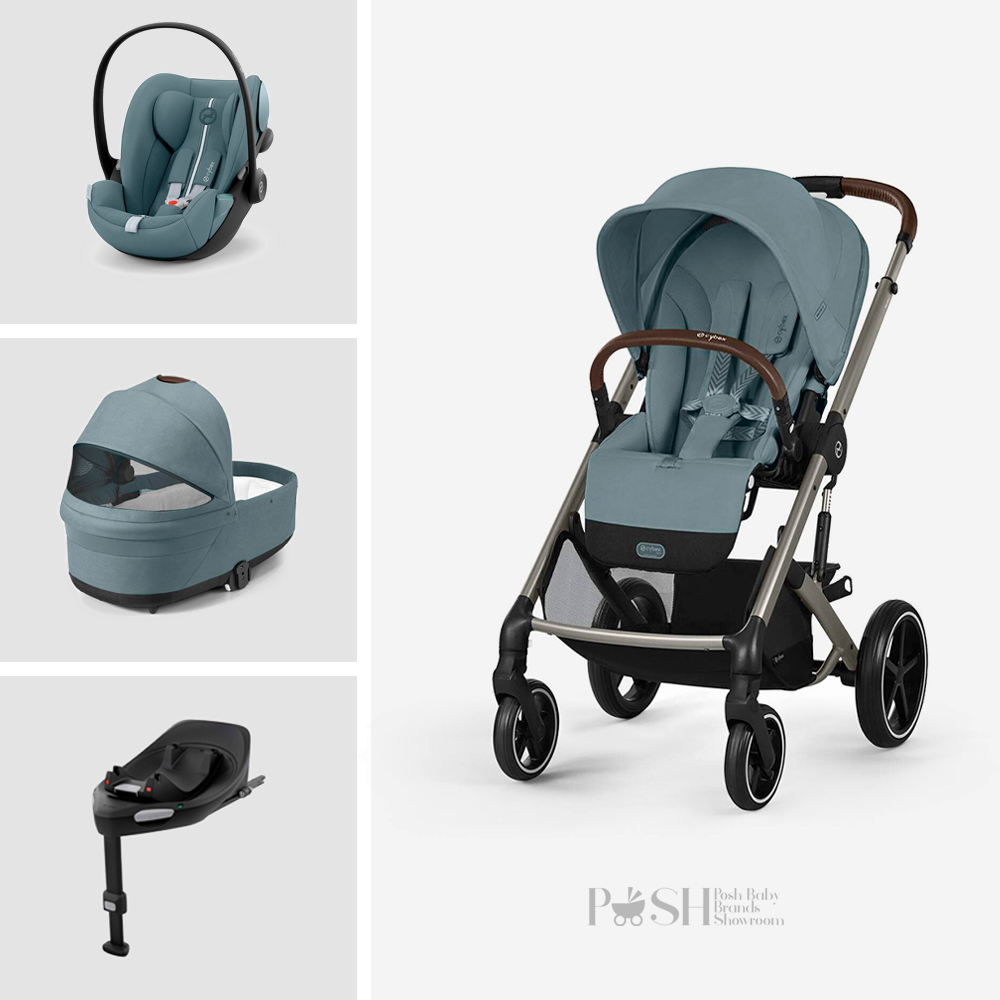 Carucior 4 in 1 Cybex Balios S Lux Stormy Blue