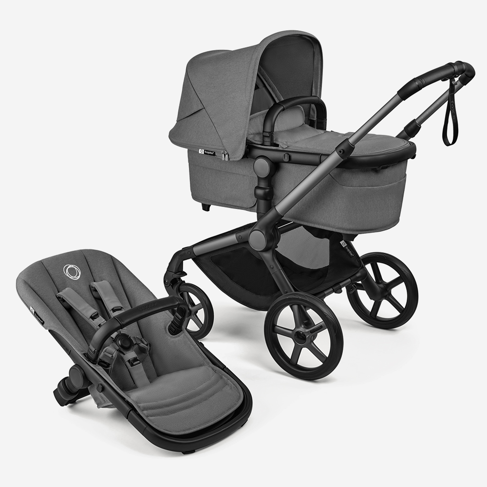 Carucior 2 in 1 Bugaboo Fox 5 Moon Grey