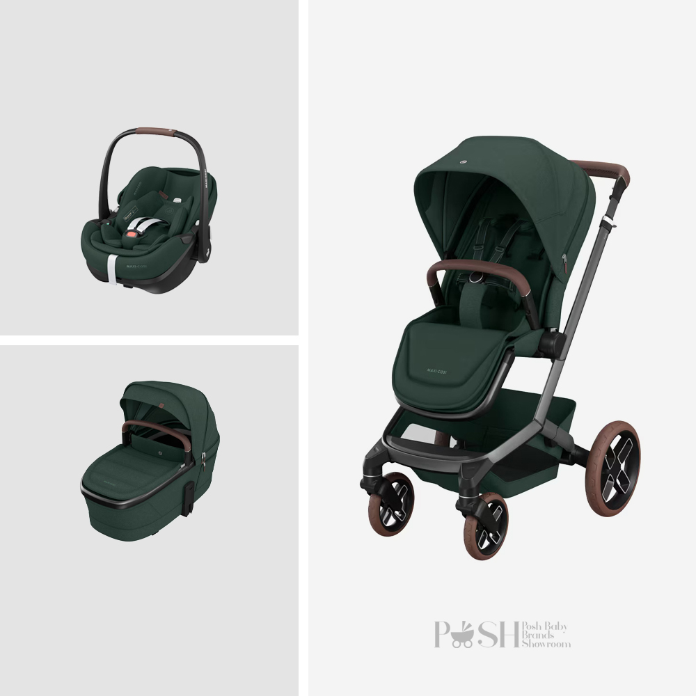Carucior 3 in 1 Maxi Cosi Fame Twillic Green