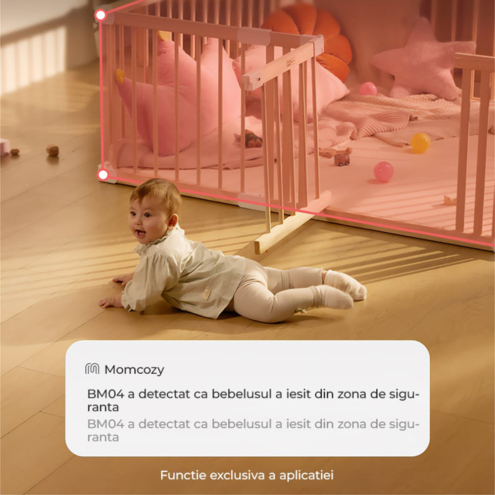 Video Monitor Smart WiFi Momcozy BM04 - imagine 2