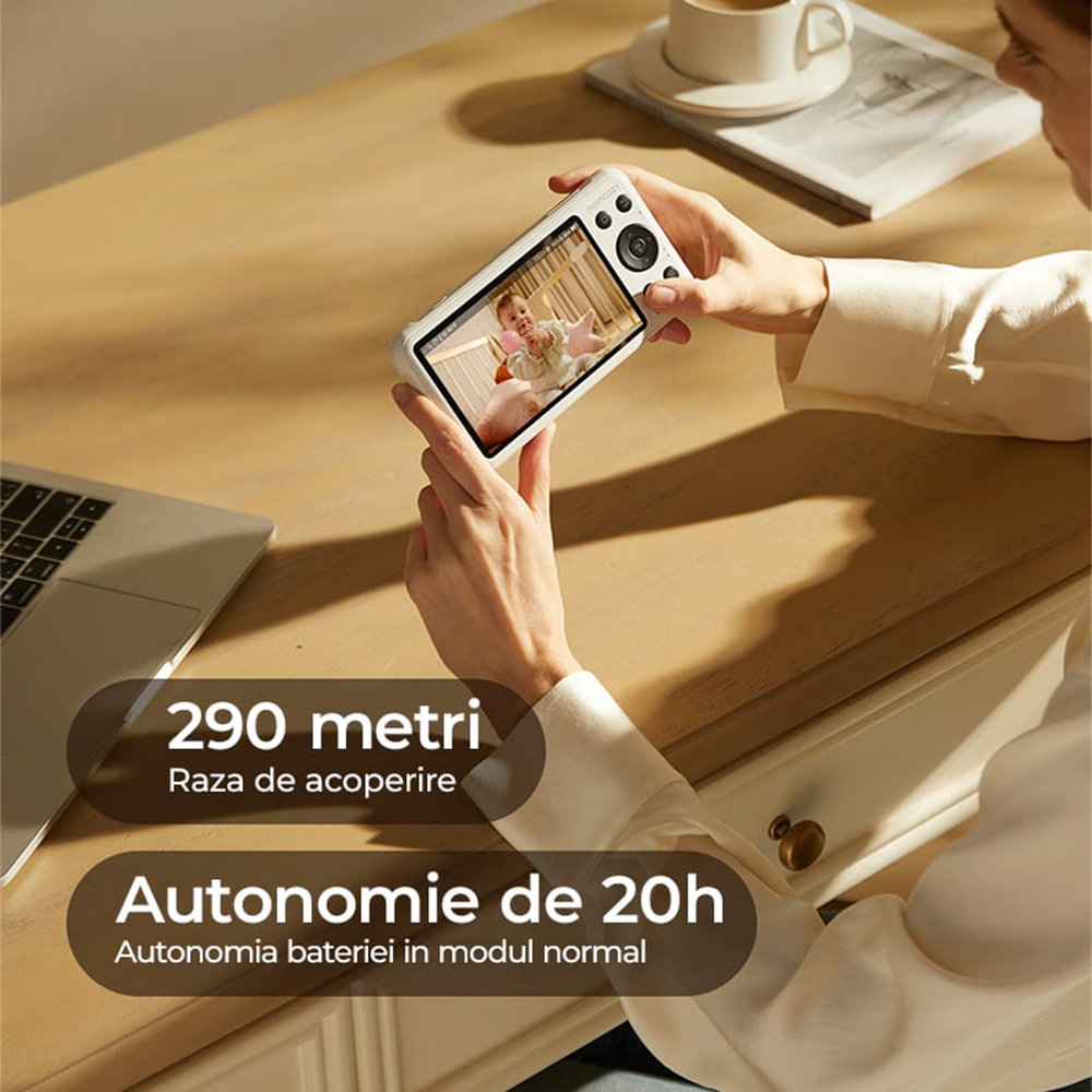 Video Monitor Smart WiFi Momcozy BM04 - imagine 6