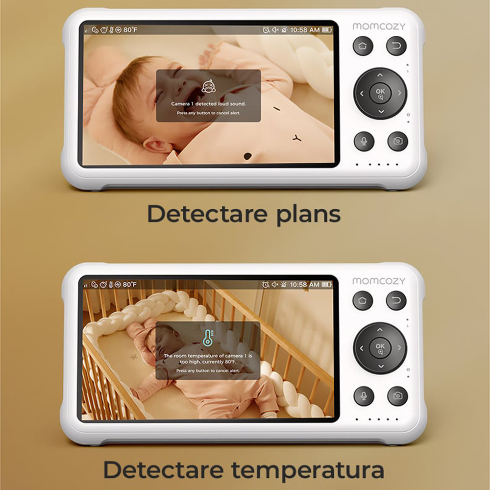 Video Monitor Smart WiFi Momcozy BM04 - imagine 8