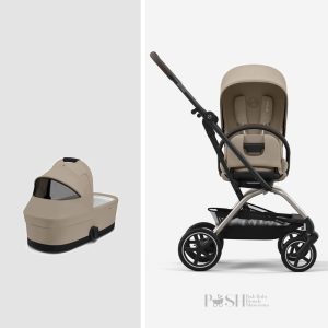 Carucior 2 in 1 Cybex Eezy S Twist+2 Almond Beige