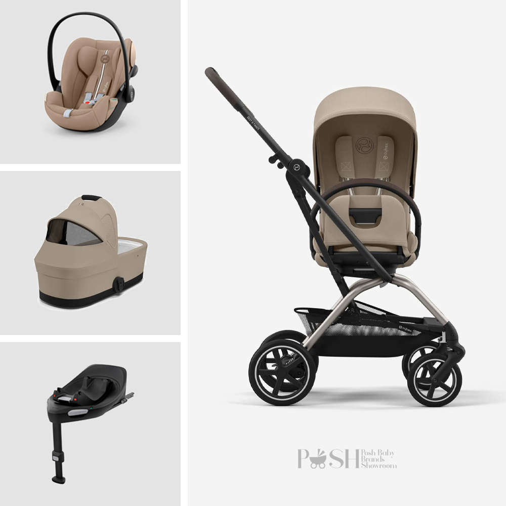 Carucior 4 in 1 Cybex Eezy S Twist+2 Almond Beige