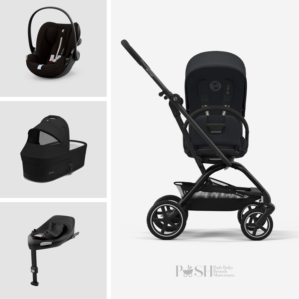 Carucior 4 in 1 Cybex Eezy S Twist+2 Magic Black