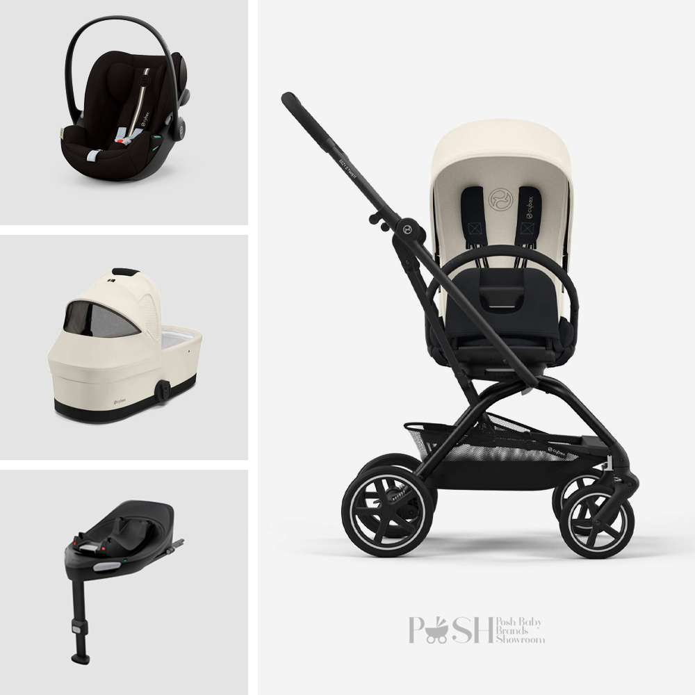 Carucior 4 in 1 Cybex Eezy S Twist+2 Canvas White